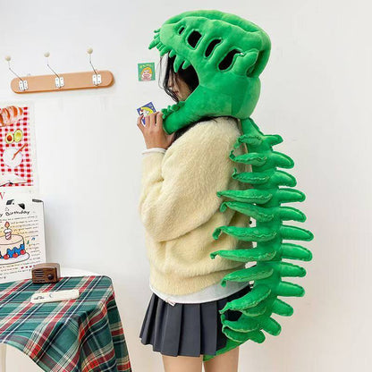 Dinosaur Skeleton Headgear Doll Costume