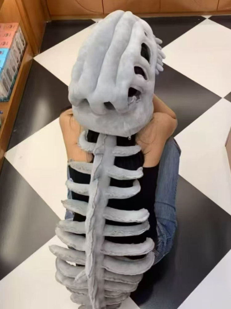 Dinosaur Skeleton Headgear Doll Costume