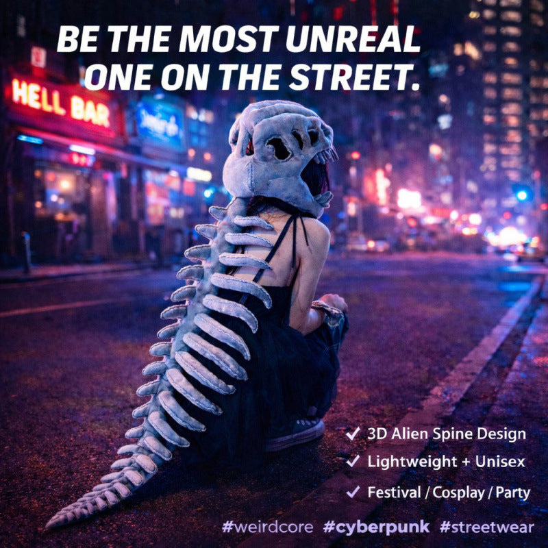 Dinosaur Skeleton Headgear