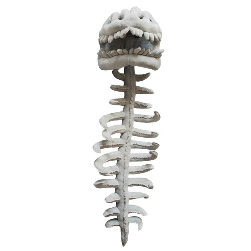 Dinosaur Skeleton Plush Headgear Toy
