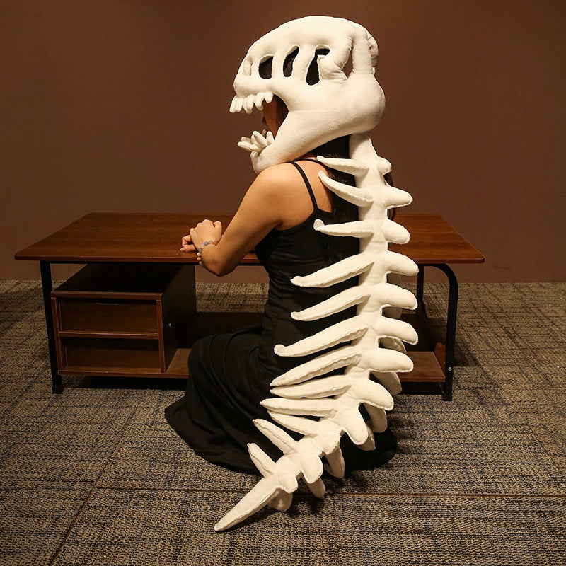 Dinosaur Skeleton Plush Toy with Sound