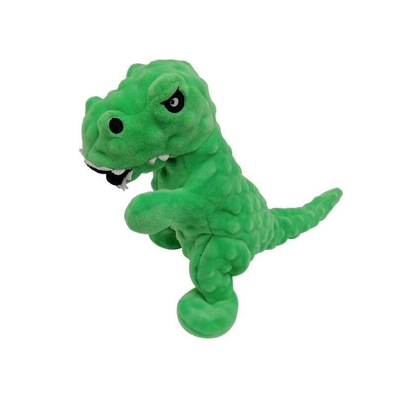 Dinosaur Squeaky Plush Chew Toy for Pets