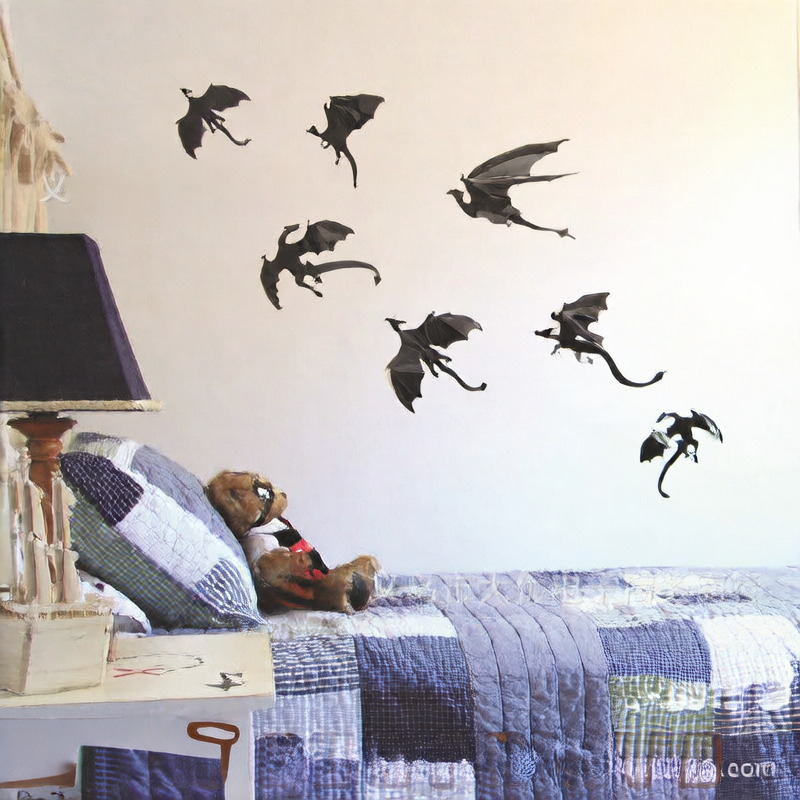 Dinosaur Stereo Wall Stickers Decorative