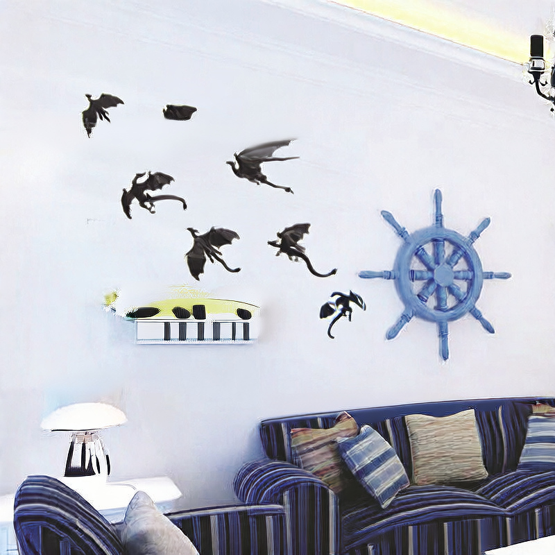 Dinosaur Stereo Wall Stickers Decorative