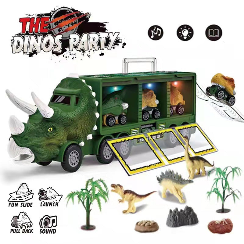 Dinosaur toy truck