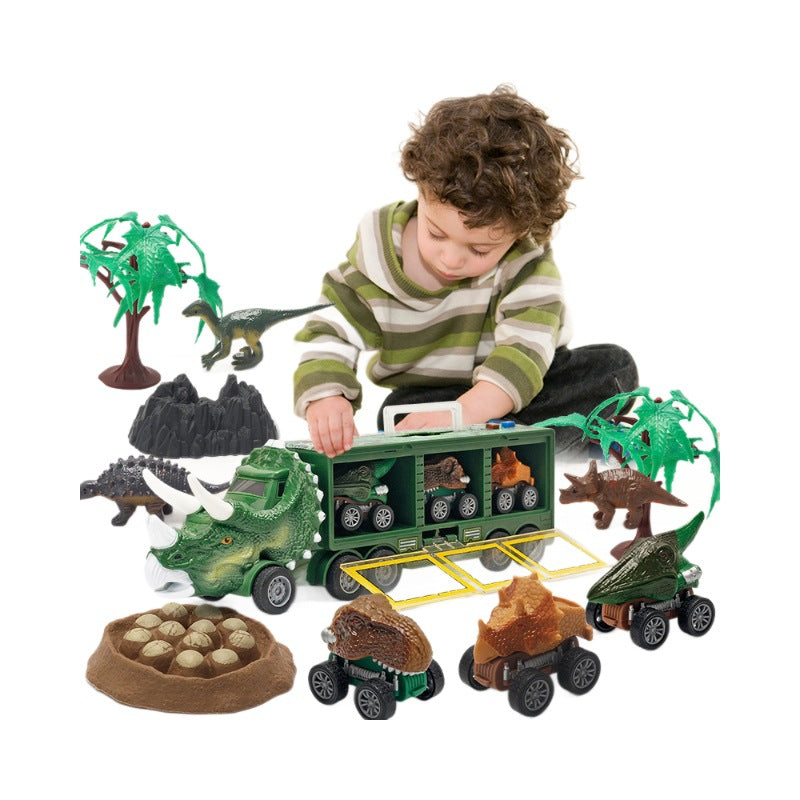 Dinosaur toy truck