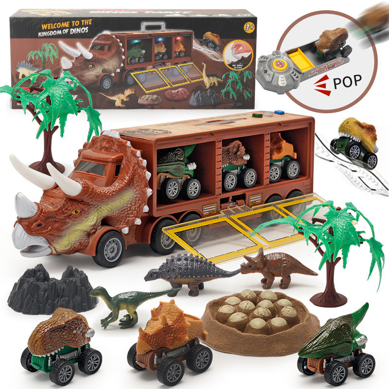Dinosaur toy truck