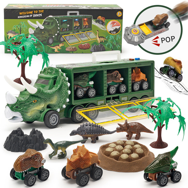 Dinosaur toy truck