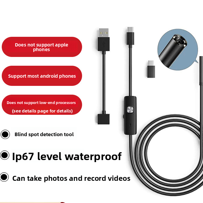 Direct connection to Android phone endoscope camera