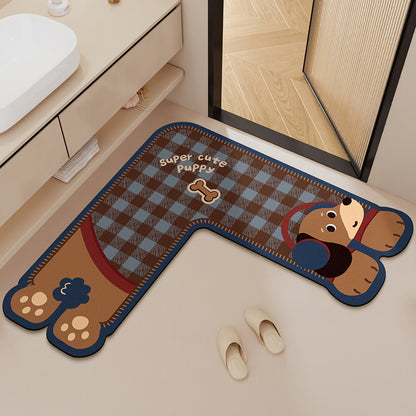 Dirty and dustproof wear-resistant foot pad