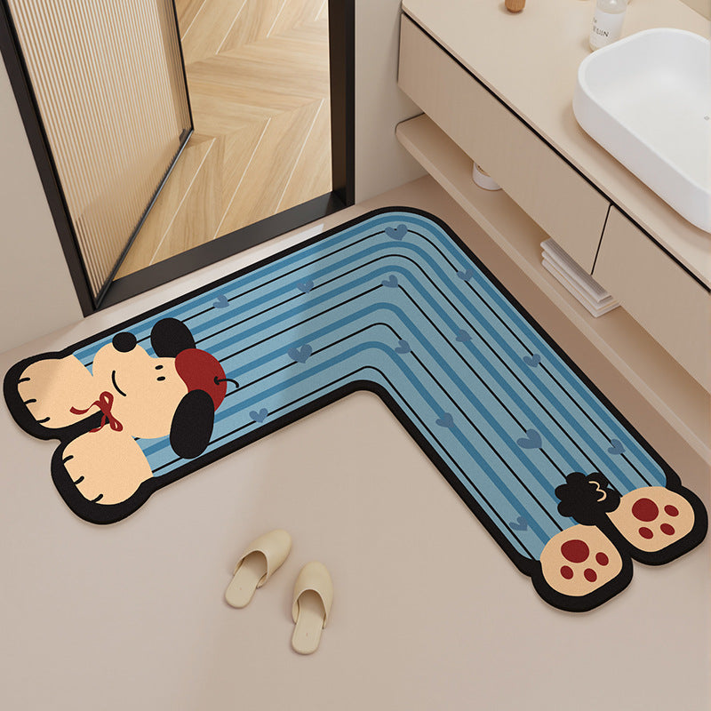 Dirty and dustproof wear-resistant foot pad