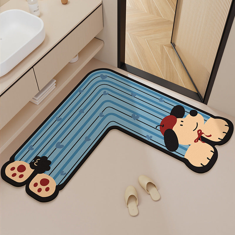 Dirty and dustproof wear-resistant foot pad