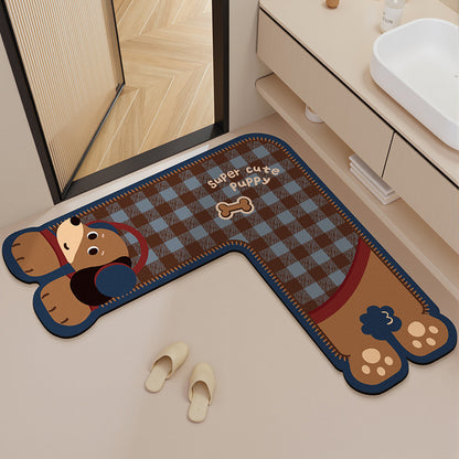 Dirty and dustproof wear-resistant foot pad