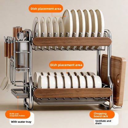 Dish drying rack