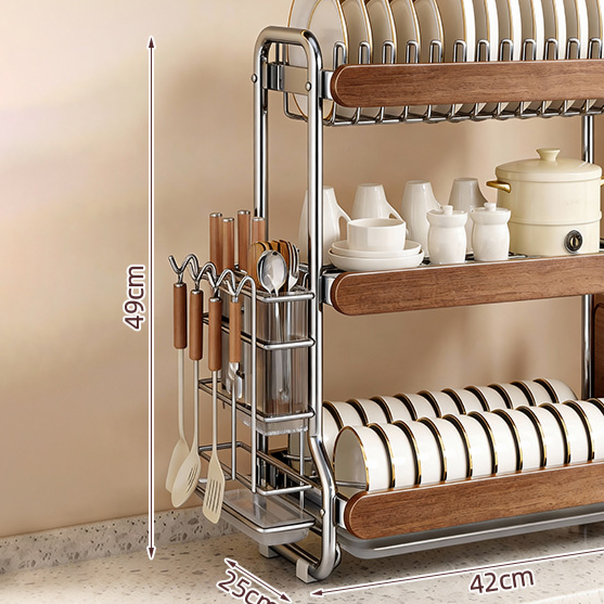 Dish drying rack
