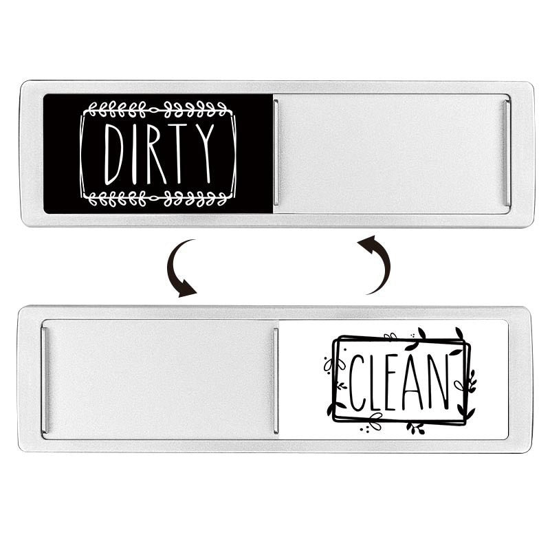 Dishwasher Magnetic Status Stickers