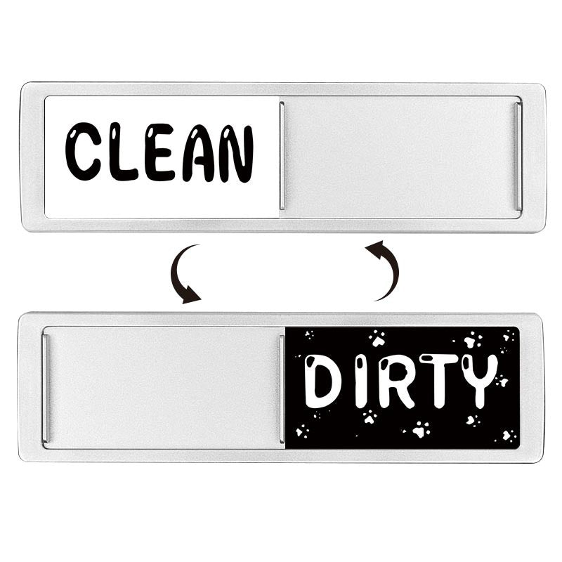Dishwasher Magnetic Status Stickers