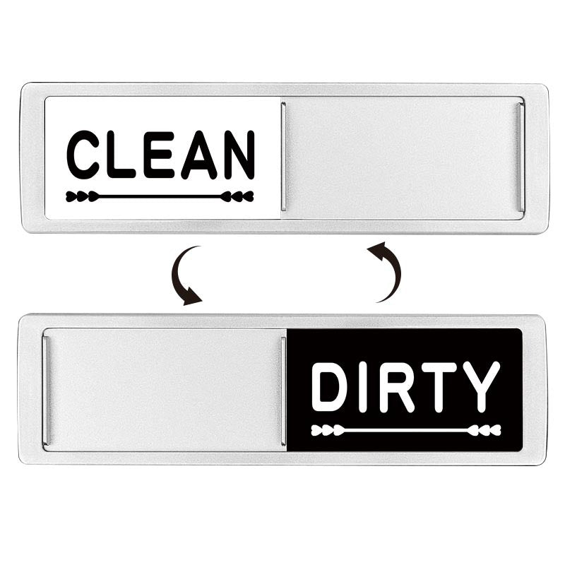 Dishwasher Magnetic Status Stickers