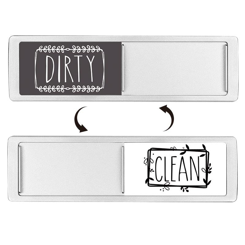 Dishwasher Magnetic Status Stickers