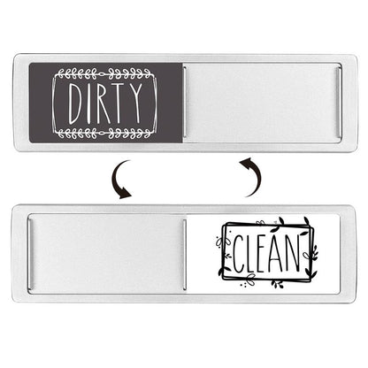 Dishwasher Magnetic Status Stickers