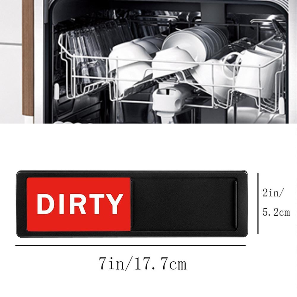 Dishwasher Magnetic Status Stickers