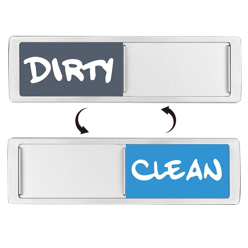 Dishwasher Magnetic Status Stickers