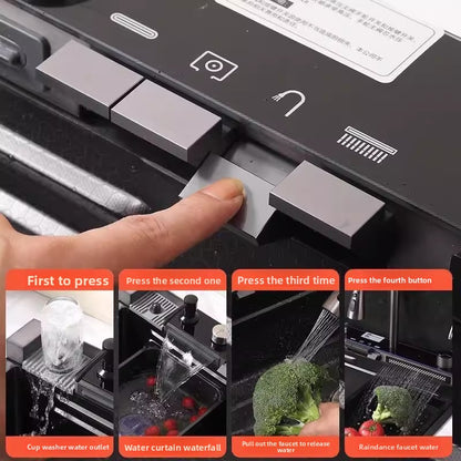 Dishwashing sink