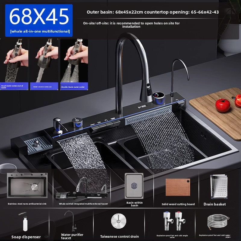 Dishwashing sink