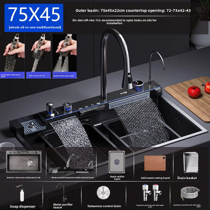 Dishwashing sink