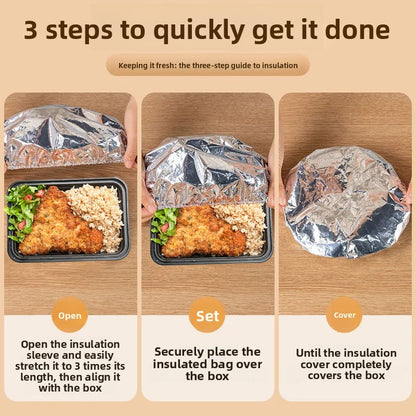 Disposable Aluminum Foil Food Insulation Cover