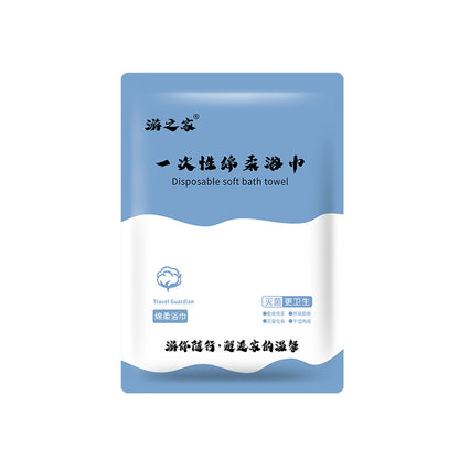 Disposable bath towel