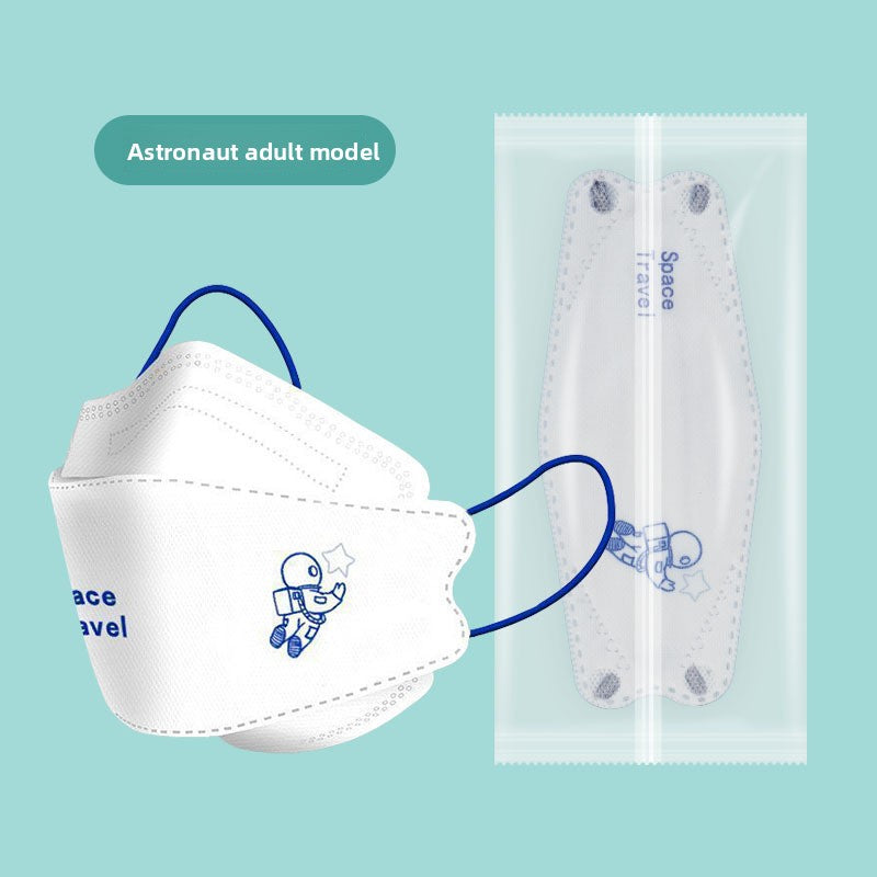 Disposable black and white adult masks