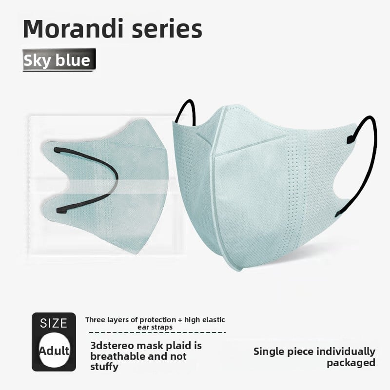 Disposable breathable three-dimensional mask