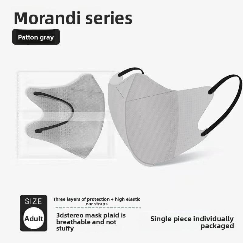 Disposable breathable three-dimensional mask