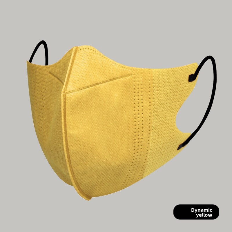 Disposable breathable three-dimensional mask