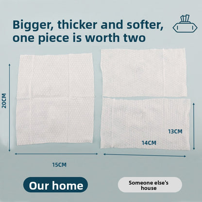 Disposable cleaning no-rinse and stain-removing wet wipes
