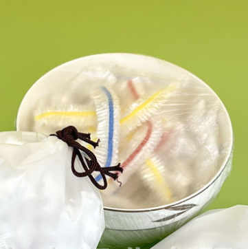 Disposable cling film cover