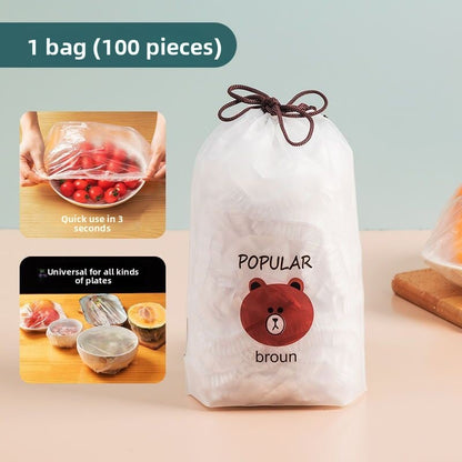 Disposable cling film cover