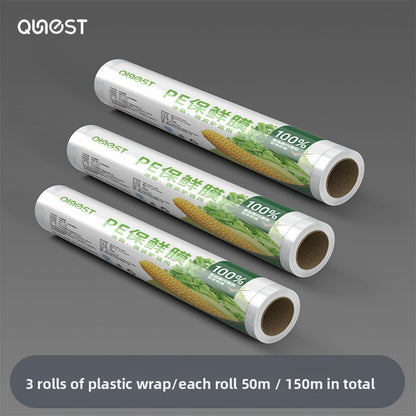 Disposable Cling Film Cutter with Magnetic Refrigerator Attachment