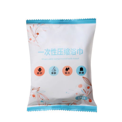 Disposable Compressed Bath Towel Thickened Absorbent Travel Portable