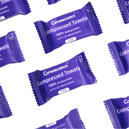 Disposable compressed towel