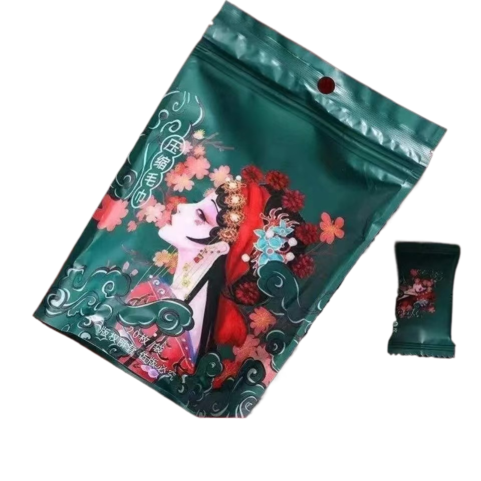Disposable compressed towels
