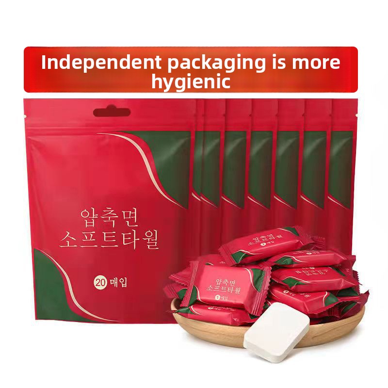 Disposable compressed towels