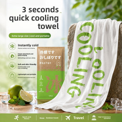 Disposable Cooling Ice Towel for Sports and Outdoor Use