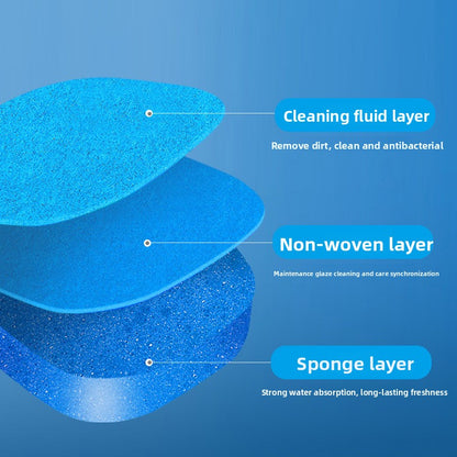 Disposable Dissolvable Toilet Brush Set