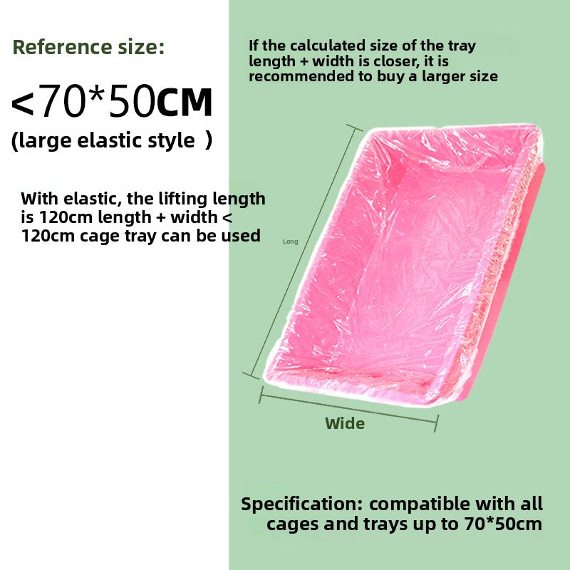 Disposable Elastic Film Cover for Pet Cage Cleaning