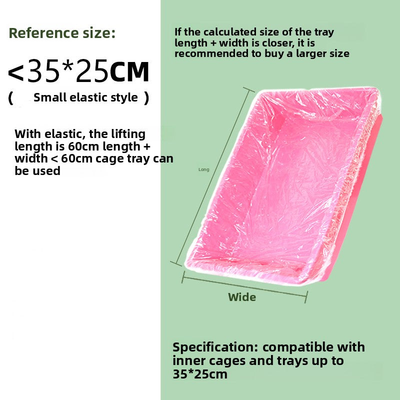 Disposable Elastic Film Cover for Pet Cage Cleaning