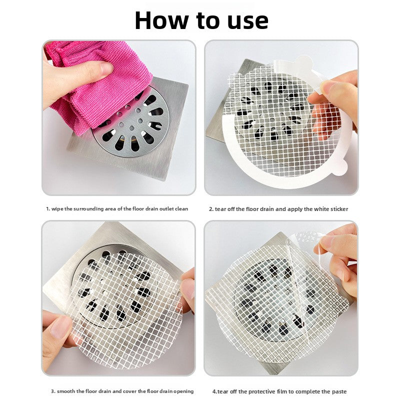Disposable floor drain stickers