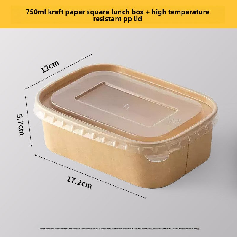 Disposable Kraft Paper Food Container