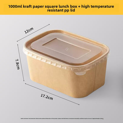 Disposable Kraft Paper Food Container